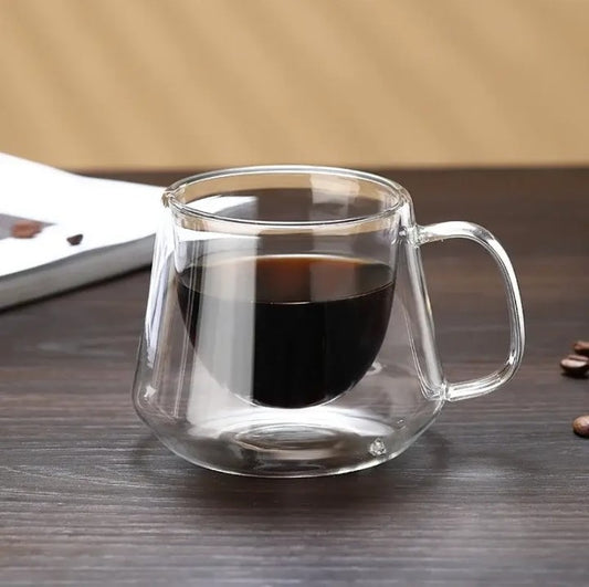 Short Transparent Coffee Mug